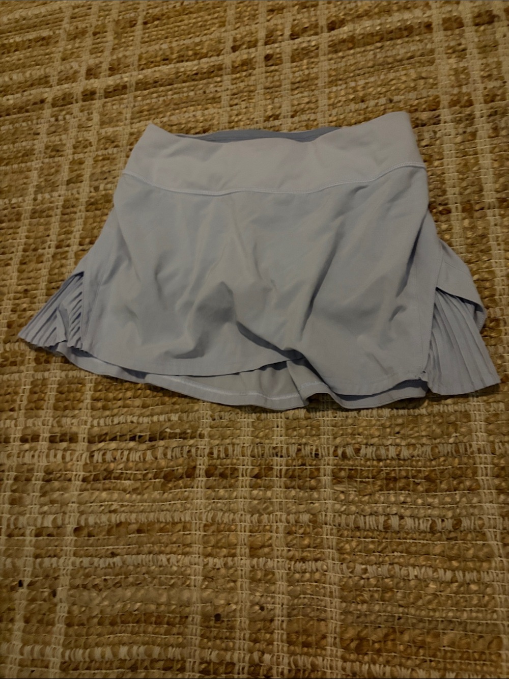 lululemon athletica Light Blue Pleated Tennis Skort